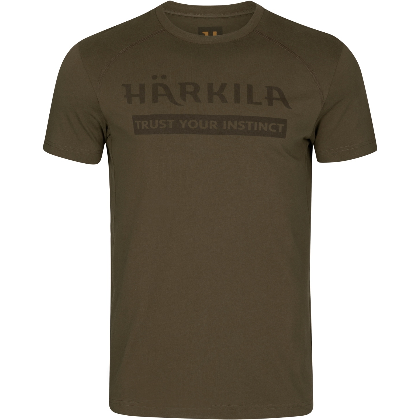Harkila Heren Logo Korte Mouw T-Shirt 1050400290014 - Willow Green